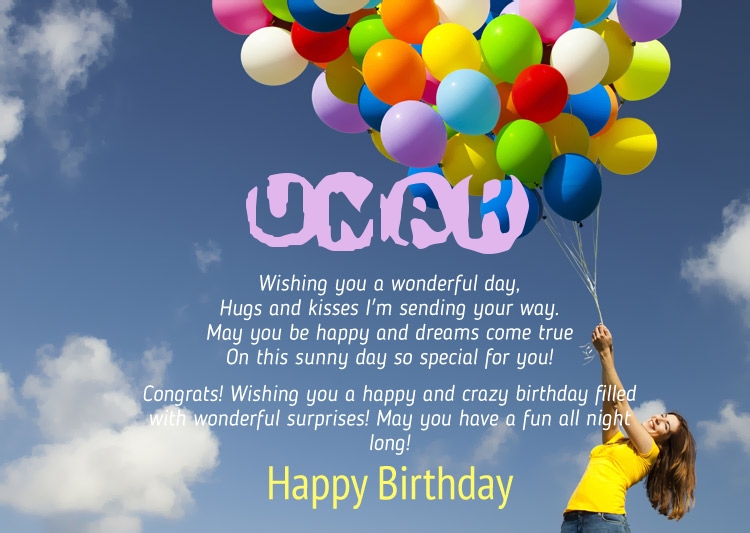 images with names Birthday Congratulations for Umar