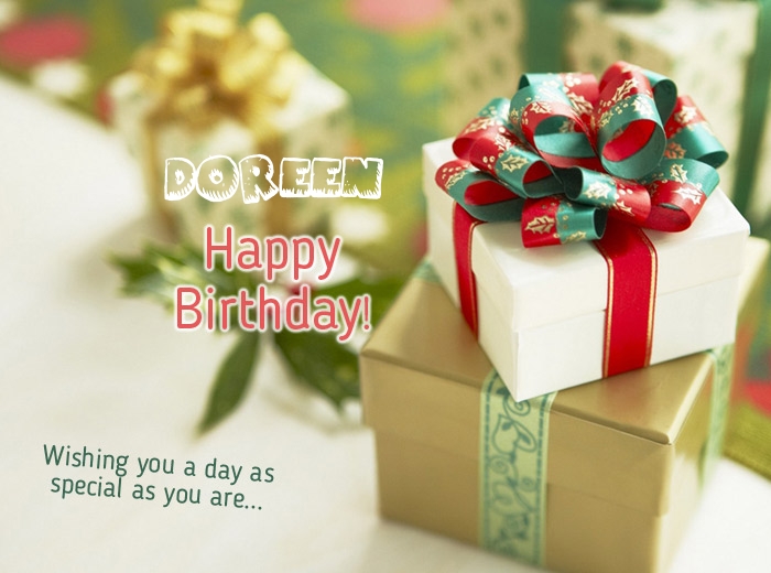 images with names Birthday wishes for Doreen