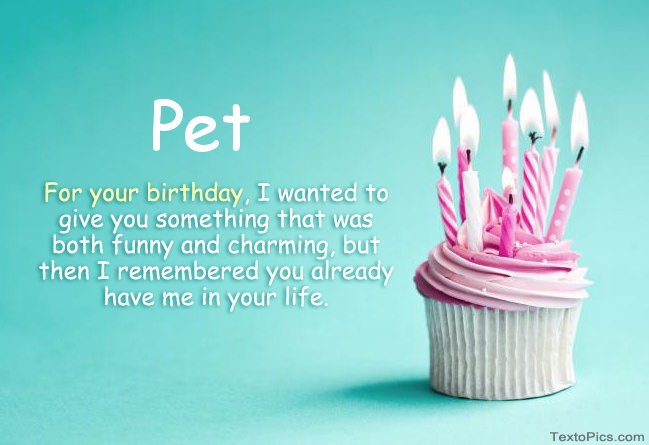 images with names Happy Birthday Pet in pictures