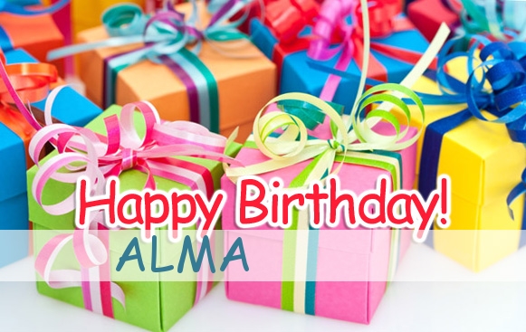 Happy Birthday Alma