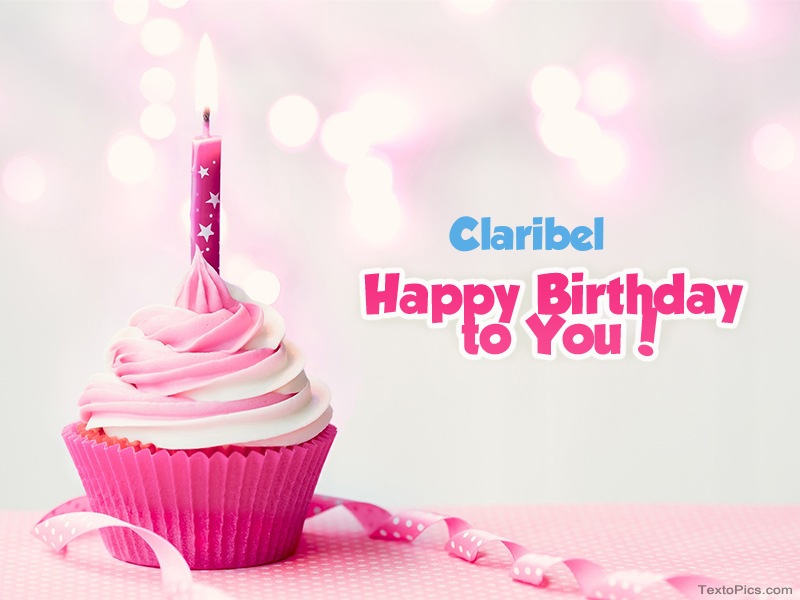 images with names Claribel - Happy Birthday images