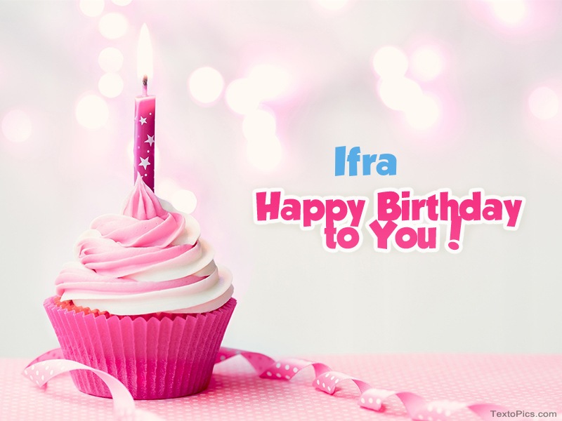 images with names Ifra - Happy Birthday images