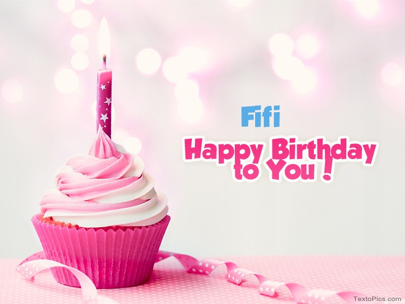 images with names Fifi - Happy Birthday images