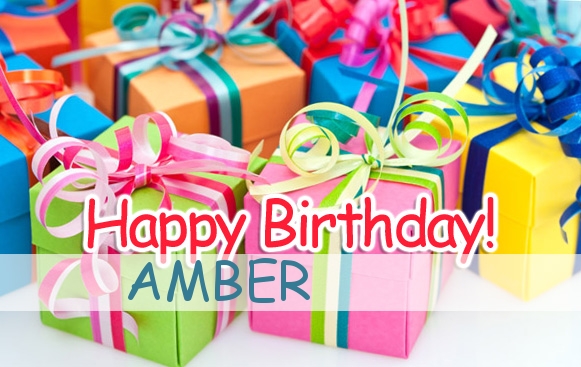 Happy Birthday Amber