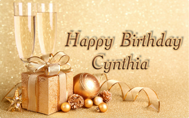 images with names Happy Birthday Cynthia image