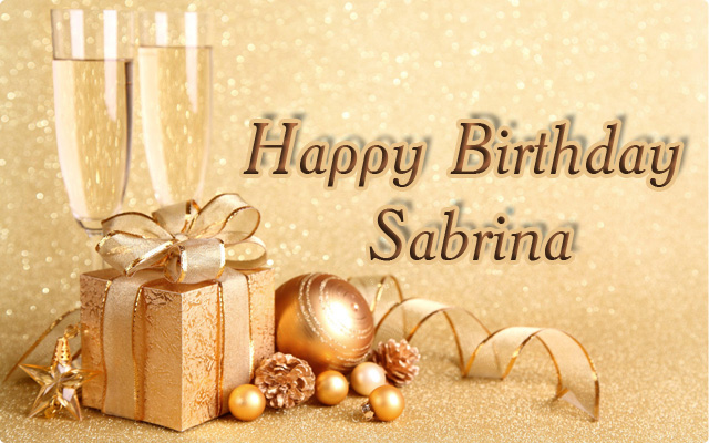 images with names Happy Birthday Sabrina image