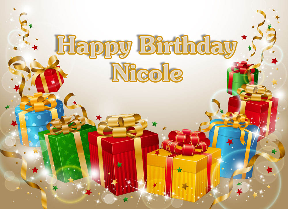 images with names Happy Birthday Nicole image