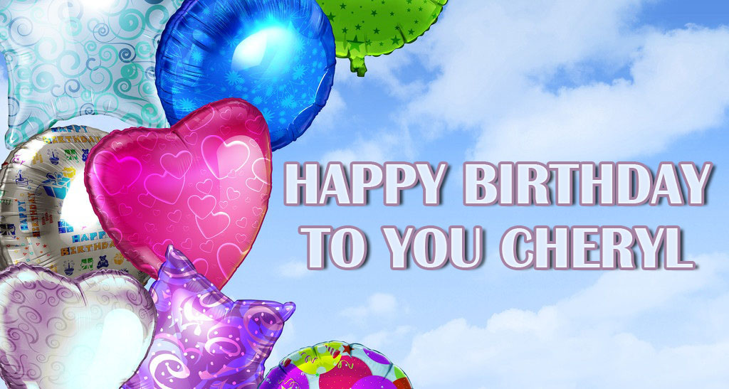 images with names Happy Birthday Cheryl image