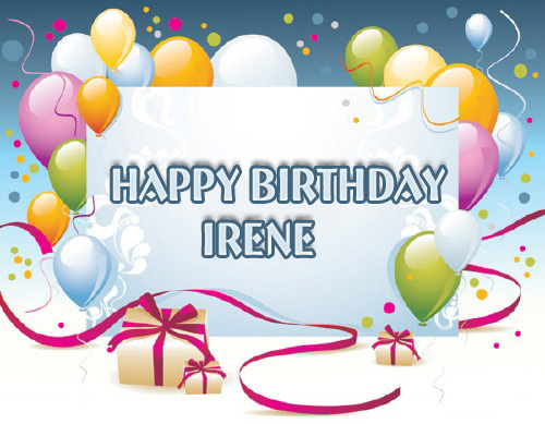images with names Happy Birthday Irene image