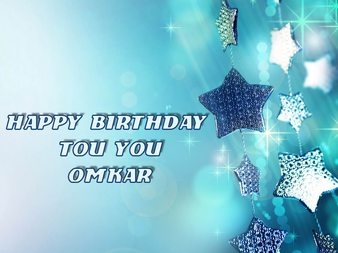 images with names Happy Birthday to you Omkar image