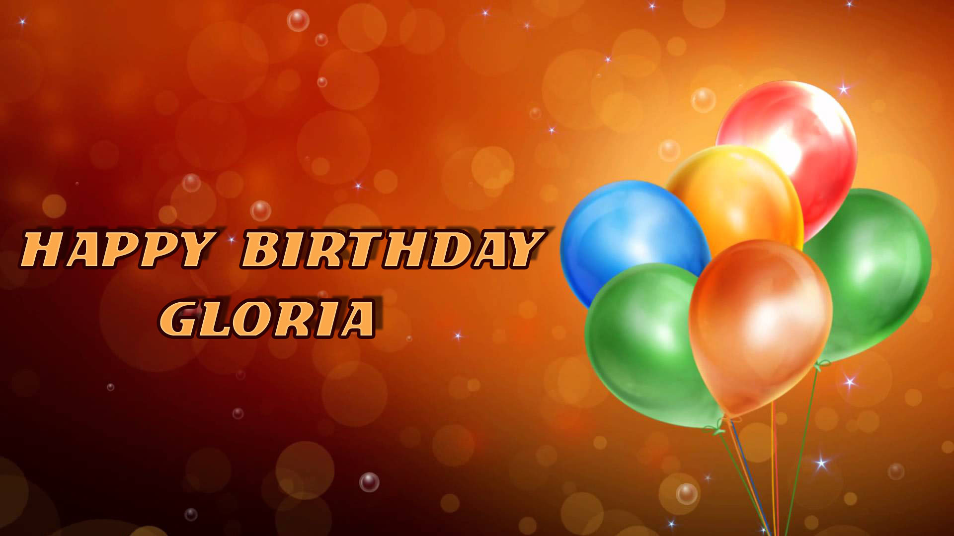 images with names Happy Birthday Gloria image