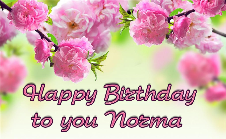 images with names Happy Birthday Norma