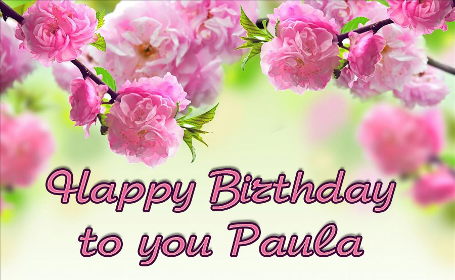 images with names Happy Birthday Paula