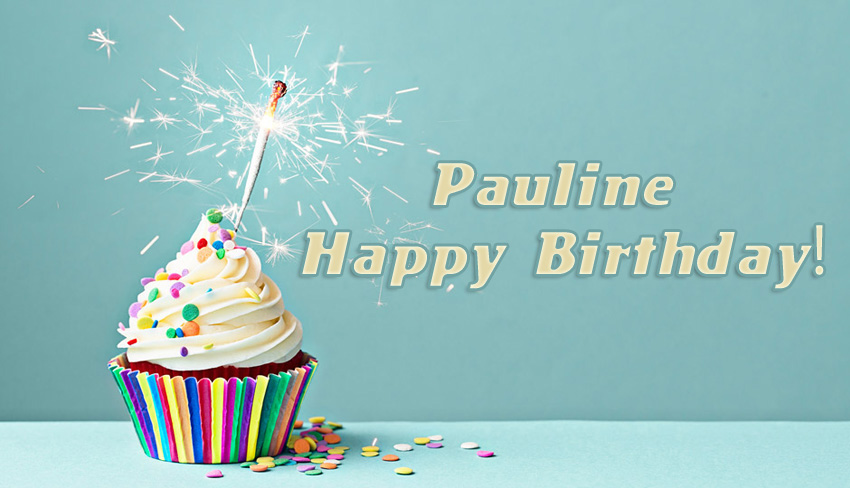 images with names Pauline, Happy Birthday!