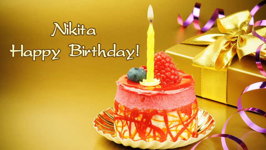 images with names Nikita Happy Birthday!