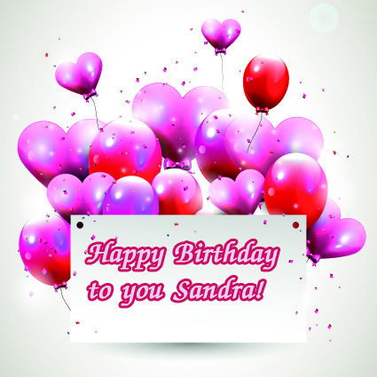 images with names Sandra Happy Birthday to you!