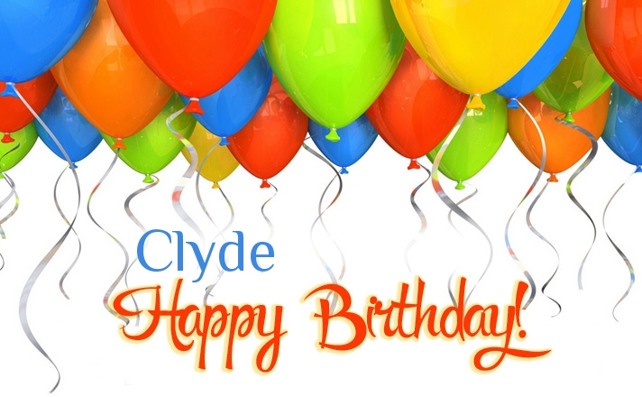 images with names Birthday greetings Clyde