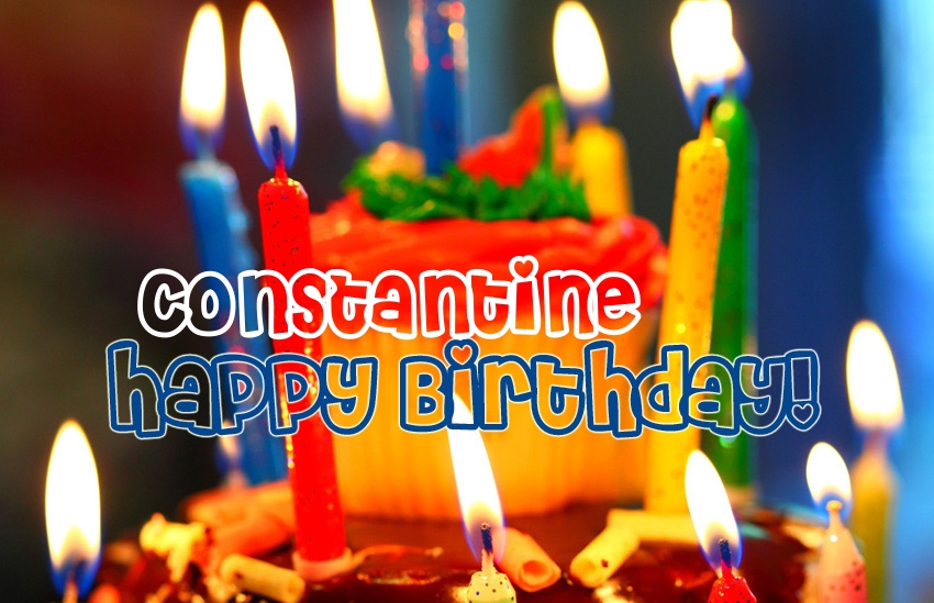 images with names Happy Birthday Constantine image