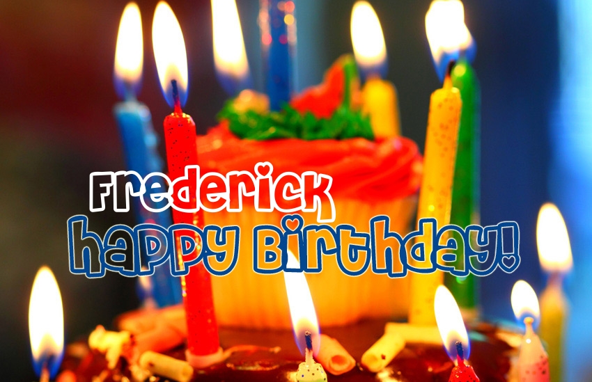 images with names Happy Birthday Frederick image