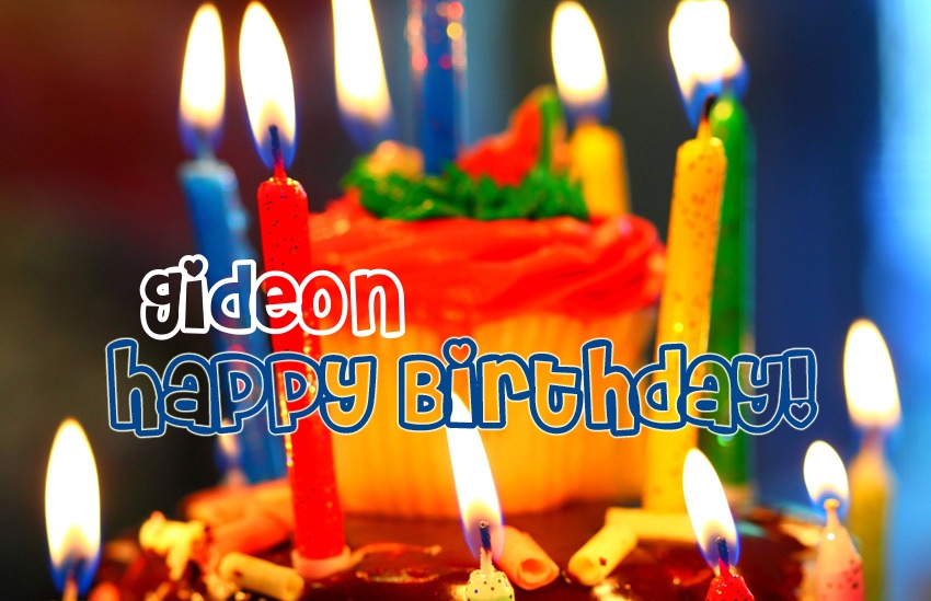 images with names Happy Birthday Gideon image