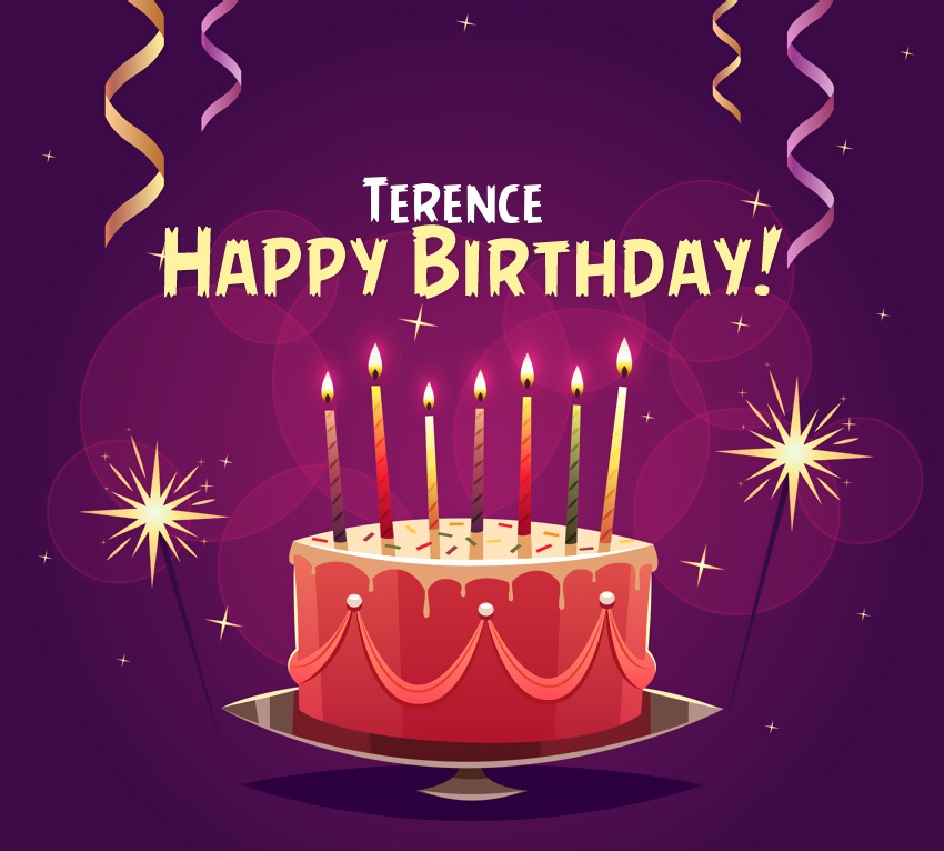 images with names Happy Birthday Terence pictures
