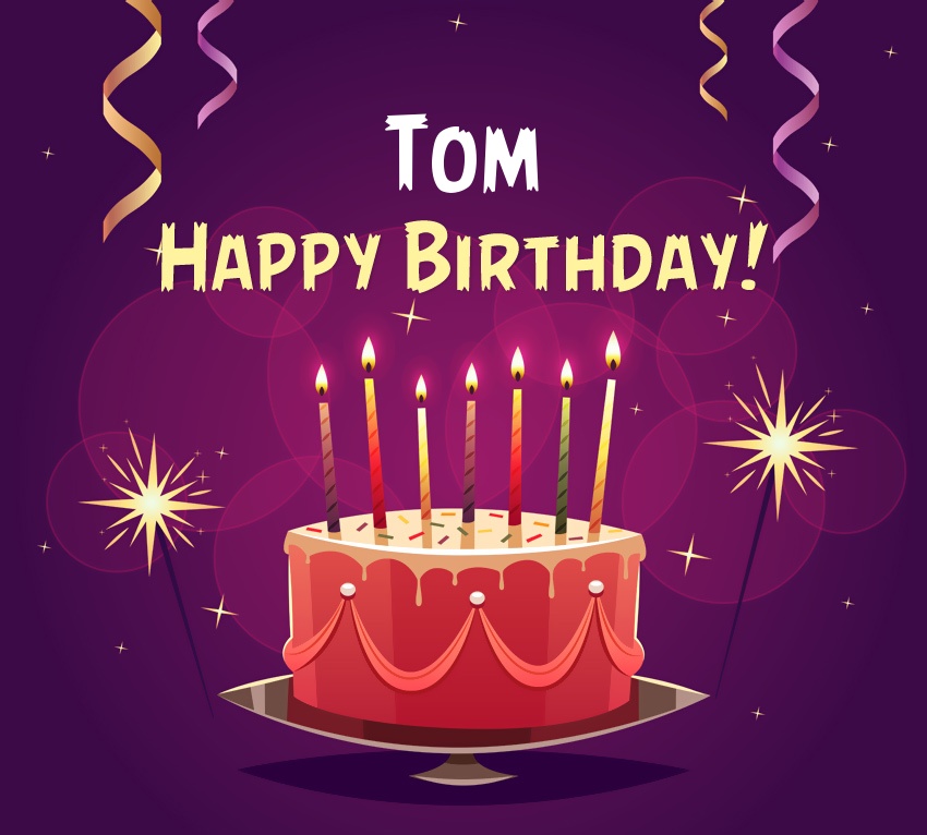 images with names Happy Birthday Tom pictures