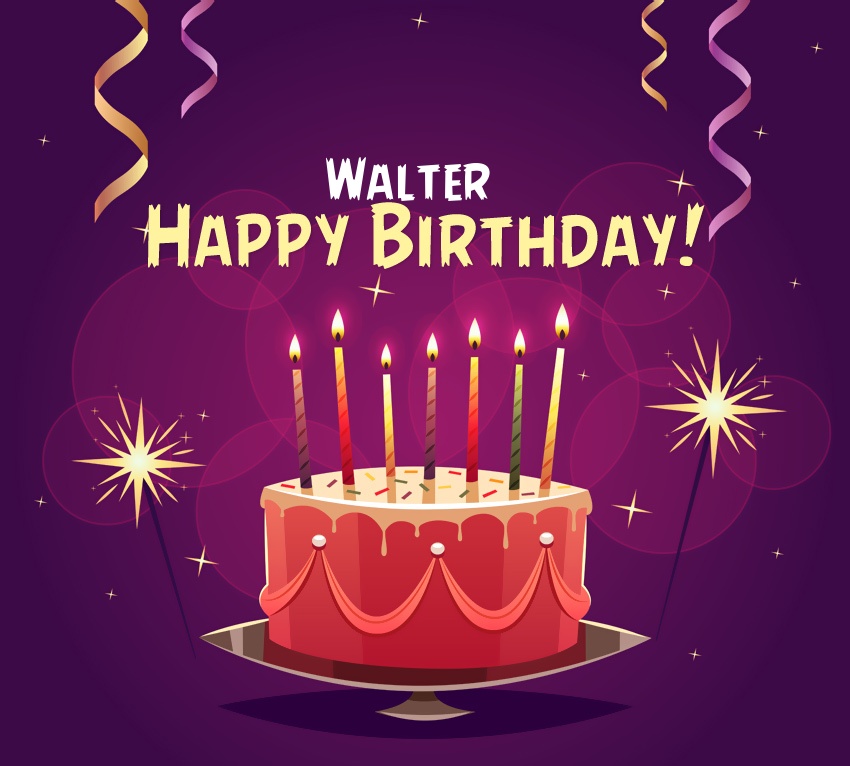images with names Happy Birthday Walter pictures