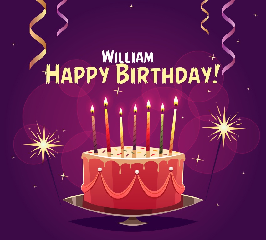 images with names Happy Birthday William pictures