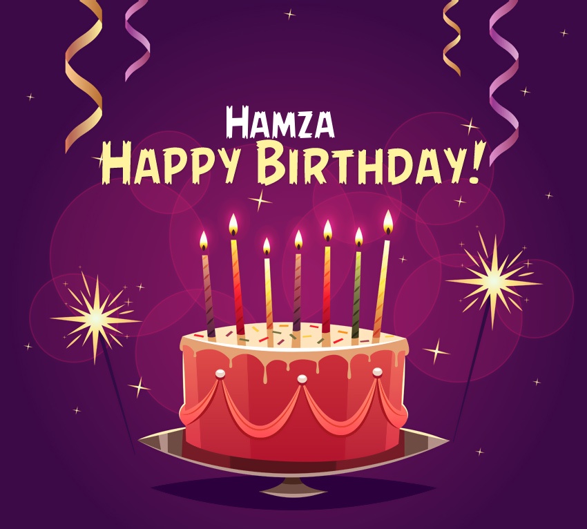 images with names Happy Birthday Hamza pictures
