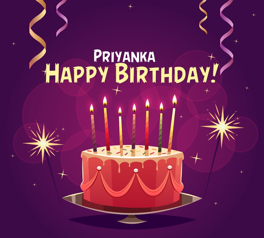 images with names Happy Birthday Priyanka pictures