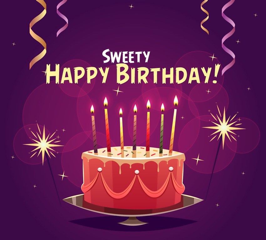 images with names Happy Birthday Sweety pictures