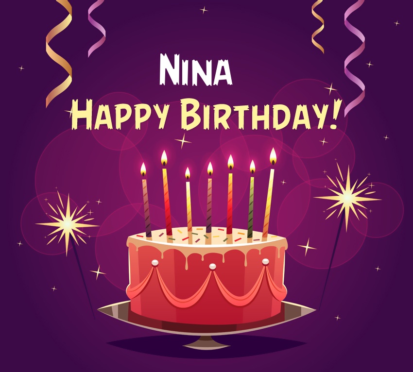 images with names Happy Birthday Nina pictures