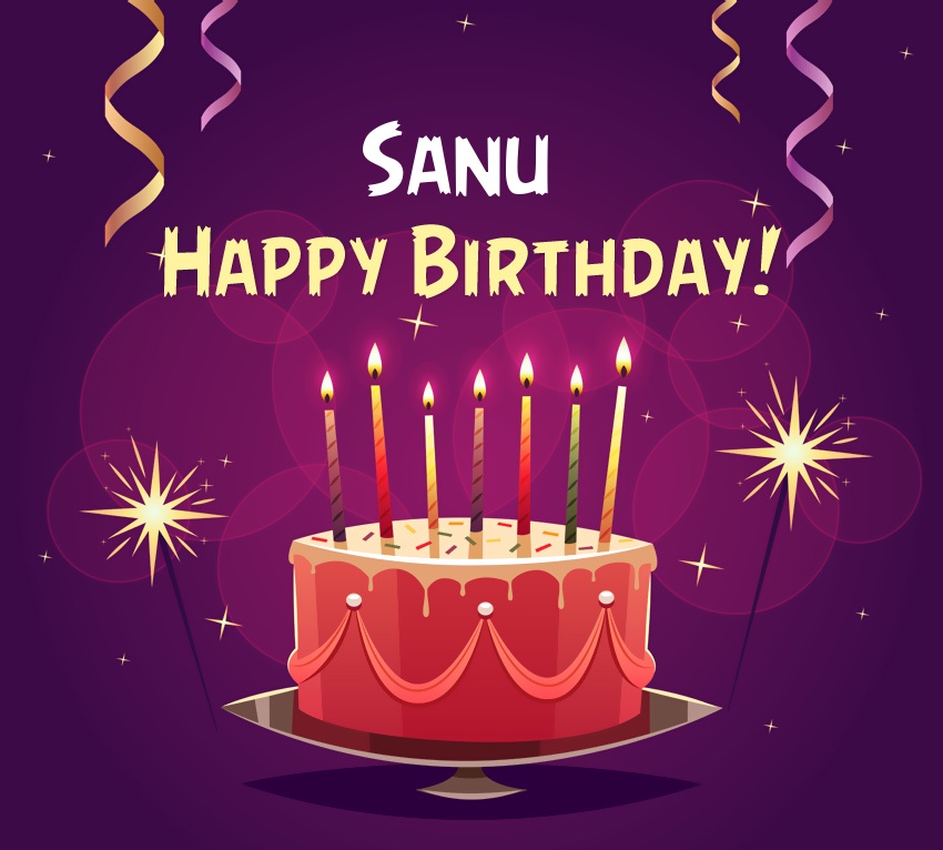 images with names Happy Birthday Sanu pictures