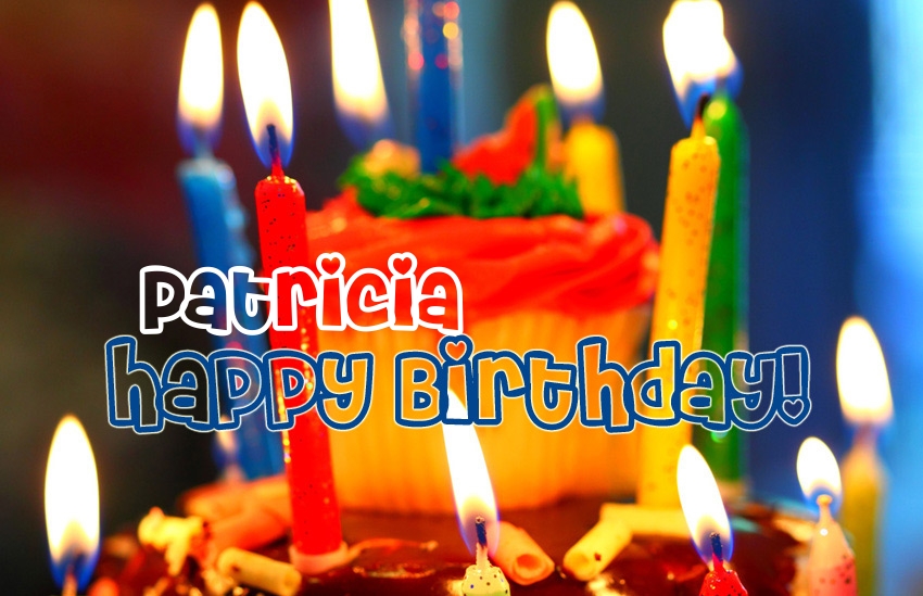 images with names Happy Birthday Patricia image