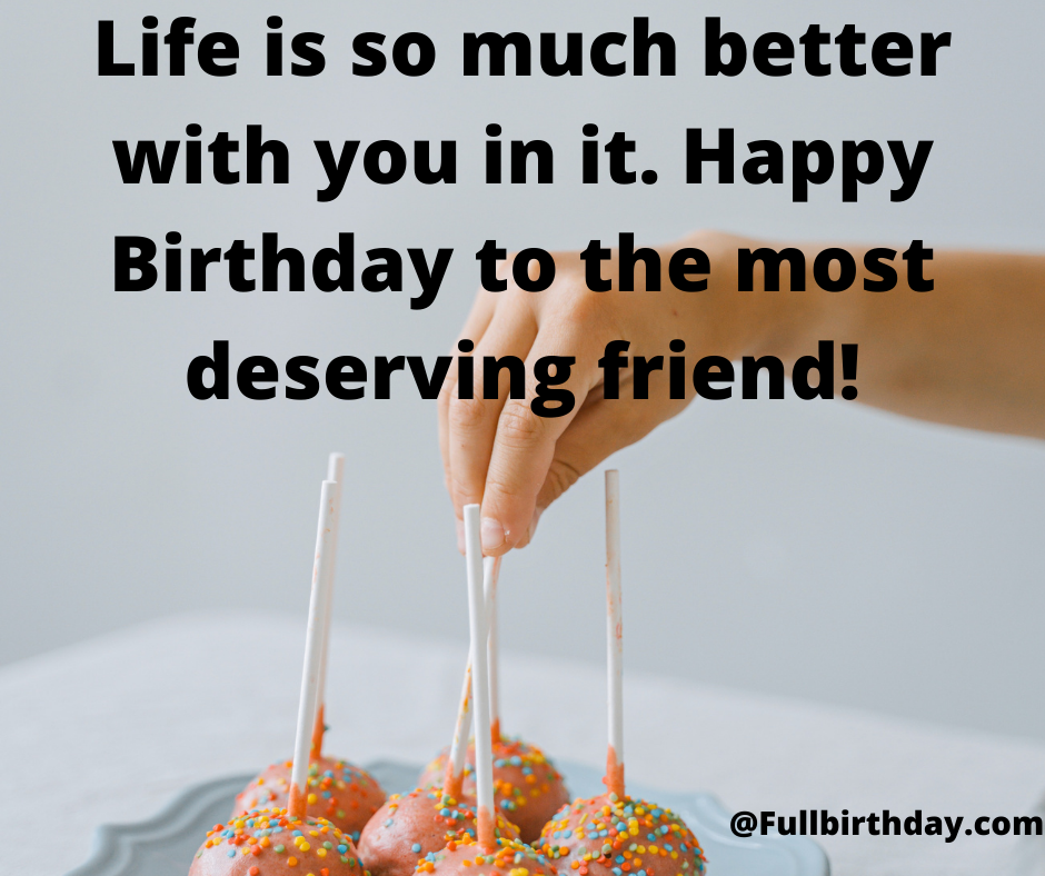 Simple Birthday Wishes For Friend