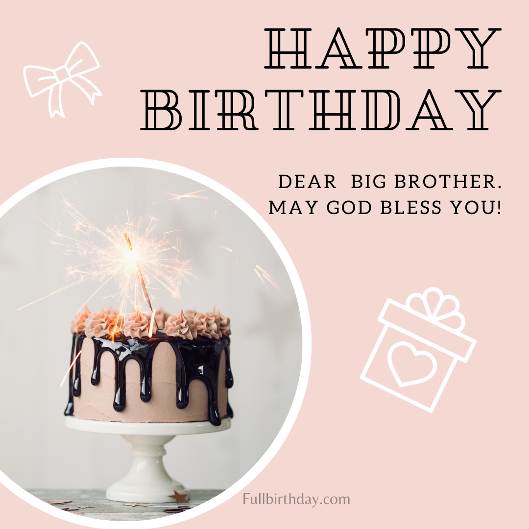 Happy Birthday Wishes for Big Brother