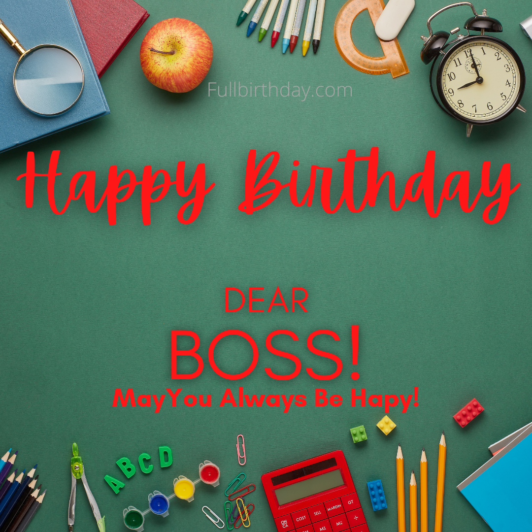 Happy Birthday Wishes for Boss Lady